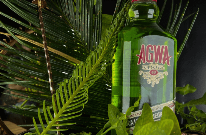 Agwa De Bolivia i liście
